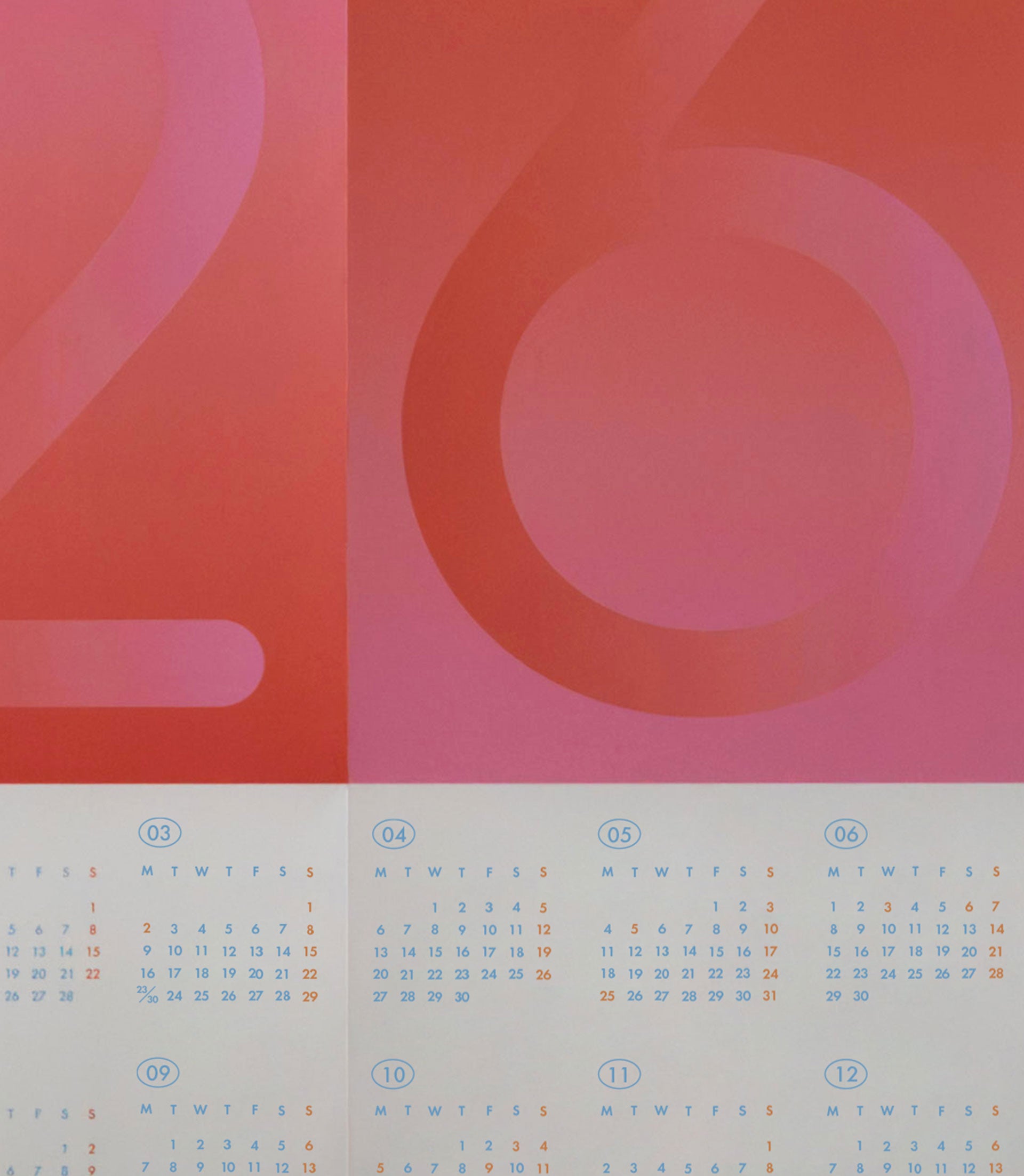 [Calendar]2026 Yearly calendar poster