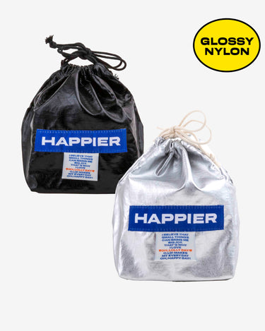 Pouch] Happier label fortune pouch_S – ohlollyday