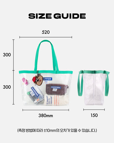 Happier label clear big bag – ohlollyday