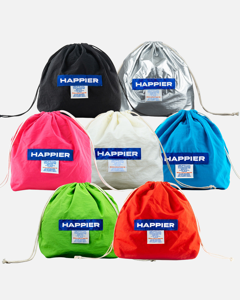 [Pouch] Happier label fortune pouch_L