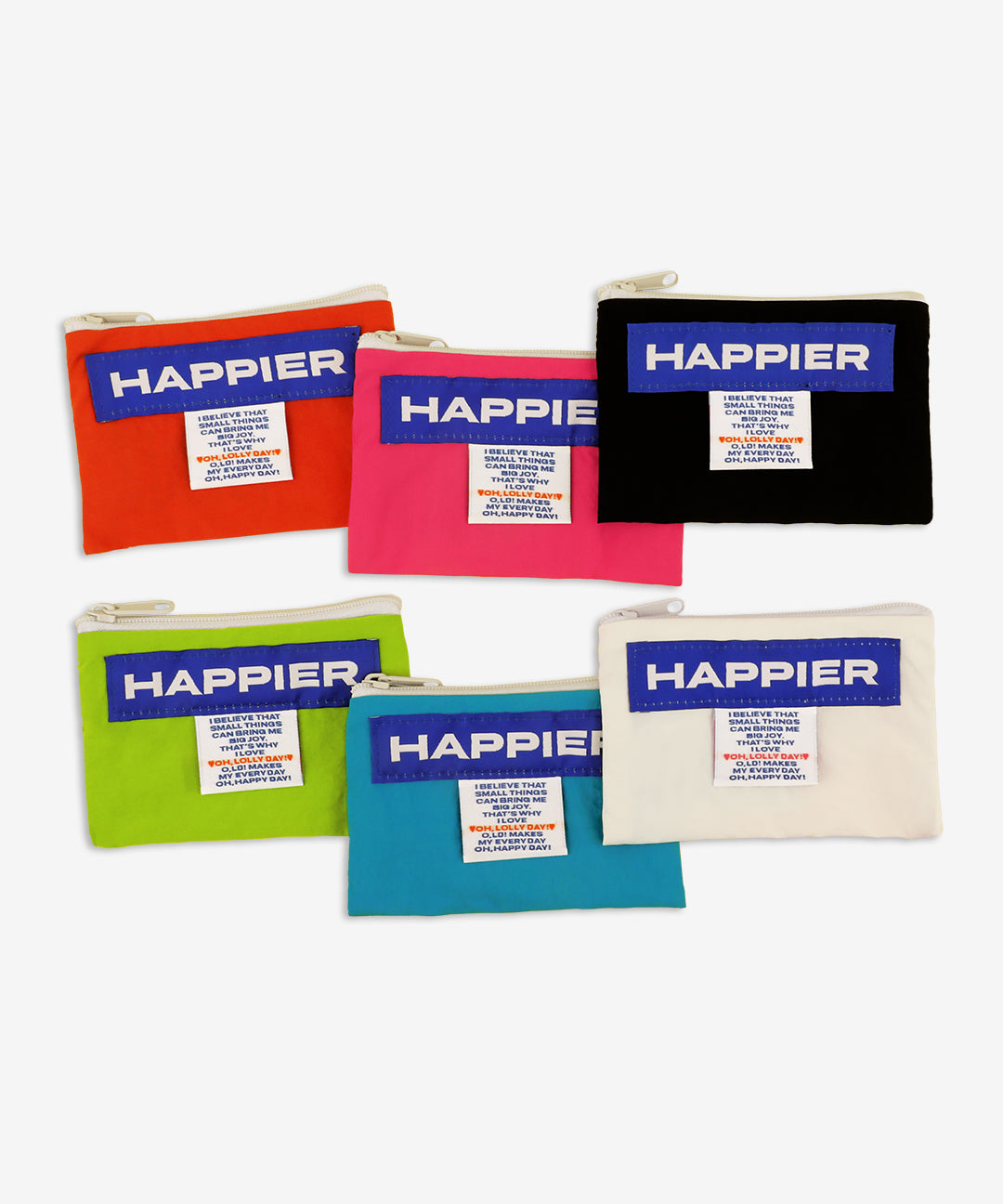 [Pouch] Happier label pouch_S