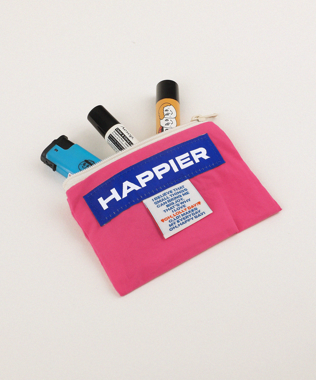 [Pouch] Happier label pouch_S