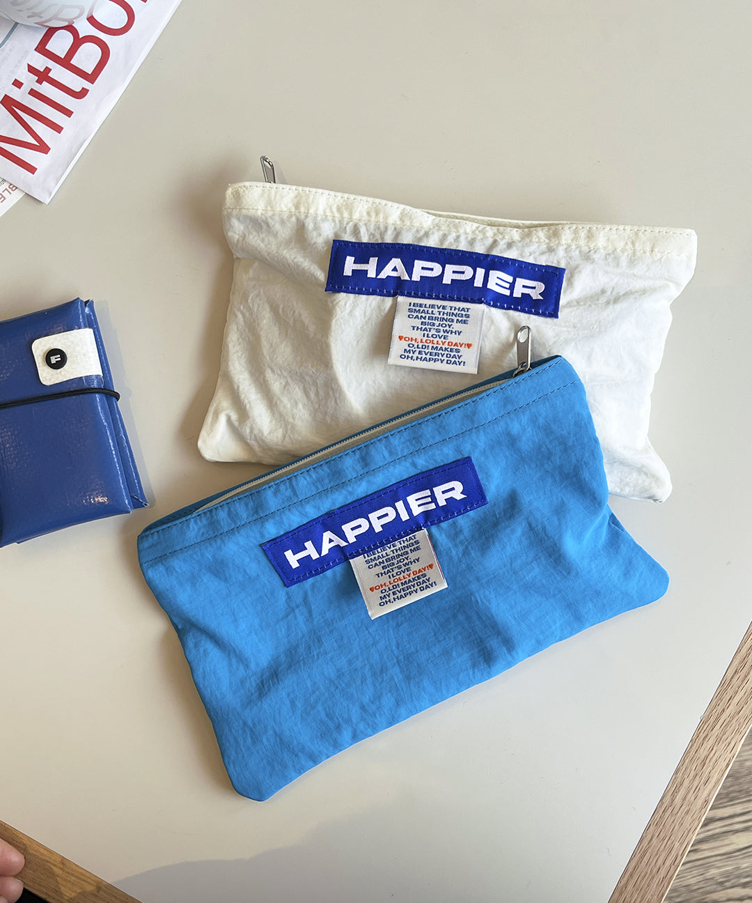 [Pouch] Happier label pouch_M