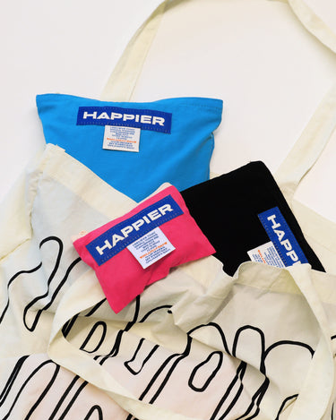 Pouch] Happier label pouch_M – ohlollyday