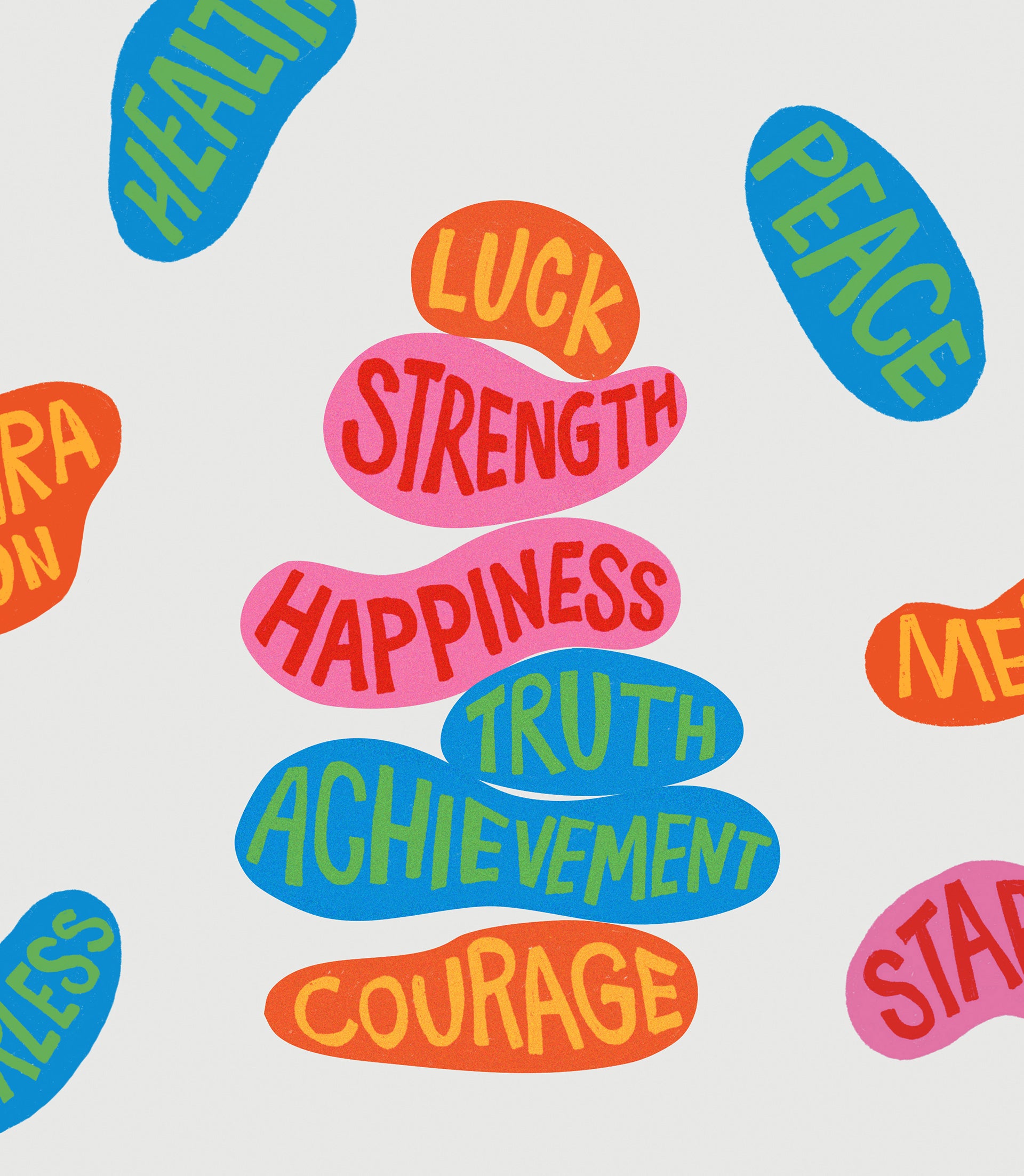 [Sticker] Wish pebbles sticker pack