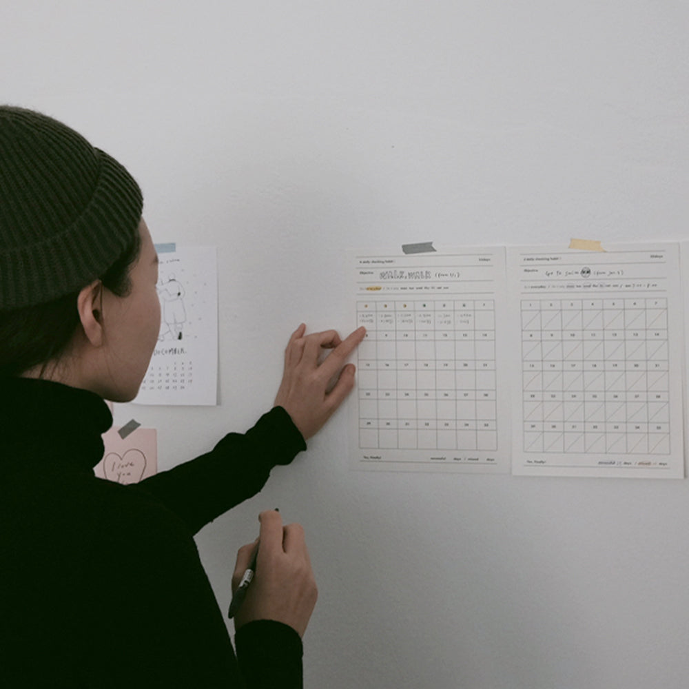 [Calendar] A daily checking habit _ 35days